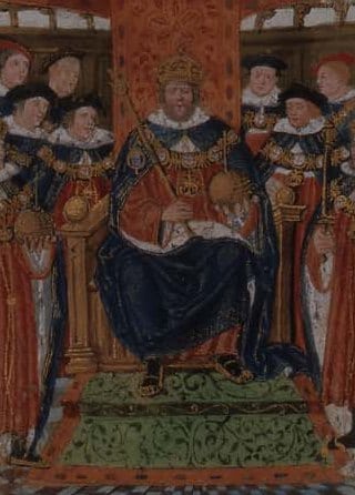 Henry-VIII Henry VIII and his Garter Knights
