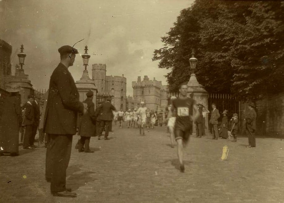Start of the 1908 Olympic Marathon