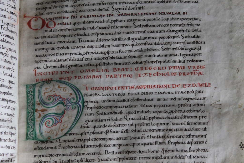 Decorative initial in LIB MS.5