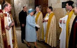 HM The Queen and HRH Prince Phillip on the 23 April 2008