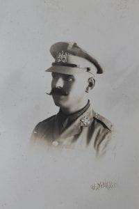 Headshot of Fred Naylor in military uniform